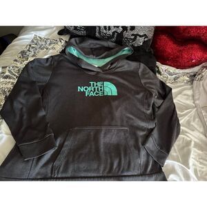 The north face hyvent 550 fur trimmed hooded jacket/coat parka sz small